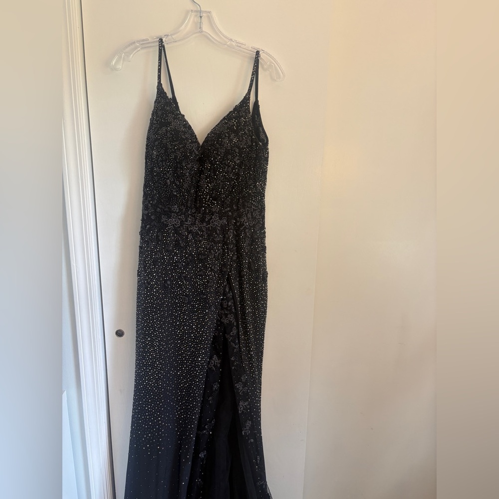 Ellie Widle Black Prom Dress